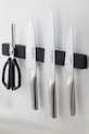 Bucătărie și bar Yamazaki organizator magnetic de cuțite Tower 35 x 4 cm 5202. negru