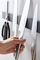 Yamazaki organizator magnetic de cuțite Tower 35 x 4 cm negru 5202.