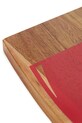 Kuchnia i bar Balvi deska do serwowania serów Red Wine 1,8 x 19 x 38 cm 27802. czerwony