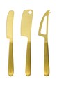 House Doctor sada nožov na syr z nehrdzavejúcej ocele žltá 208580405