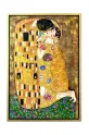 Reprodukce malovaná olejem home & lifestyle Polibek, Gustav Klimt