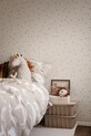 Obývací pokoj a ložnice Tapeta ferm LIVING Dot Wallpaper 1102242689 bílá