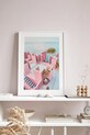 Living și dormitor home & lifestyle decorarea peretelui în cadru SEA VIEW FROM THE PINK ROOF 50 x 70 cm 1541201.23158 multicolor