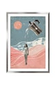 Настенная декорация в раме home & lifestyle 50 x 70 cm мультиколор 1541201.5874