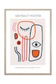 home & lifestyle decorațiune de perete cu ramă Abstract Colorful Faces no.1 50 x 70 cm multicolor 1541201.23057