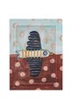 Настінна декорація в рамі Bloomingville Brett 22,5 x 30 x 2 cm барвистий 82063053