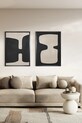 Inne dekoracja ścienna w ramie 50 x 70 cm czarny 15.41.201.25031