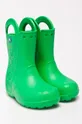 Crocs - Детские пластиковые непромокающие сапоги зелёный