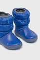 Дитячі зимові черевики Crocs WINTER PUFF 14613 блакитний