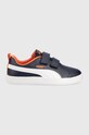 Detské tenisky Puma Courtflex V2 V Ps 371543.26 nízky tmavomodrá 371543.26