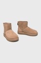Obuwie UGG śniegowce zamszowe Classic Mini II 1016222 beżowy