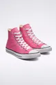 Converse - Πάνινα παπούτσια Chuck Taylor All Star Hi ροζ