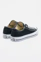 black Converse plimsolls