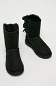 UGG - Δερμάτινες Μπότες Bailey Bow II 1016225 μαύρο AA00