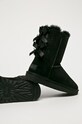 Παπούτσια UGG - Δερμάτινες Μπότες Bailey Bow II 1016225 μαύρο