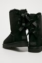UGG - Δερμάτινες Μπότες Bailey Bow II μαύρο 1016225