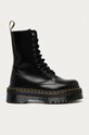 Dr. Martens bocanci de piele Jadon Hi cu snur negru 25565001
