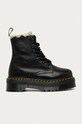 Шкіряні черевики Dr. Martens 25637001 Jadon Fl Jadon Fur Lined з утепленням чорний DM25637001