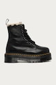 Kožené workery Dr. Martens 25637001 Jadon Fl přírodní kůže černá DM25637001