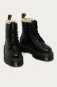 Шкіряні черевики Dr. Martens 25637001 Jadon Fl Jadon Fur Lined DM25637001 чорний AW22