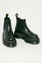 Dr. Martens ghete Chelsea de piele 2976 Quad DM24687001 negru AW22