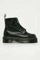 black Dr. Martens leather ankle boots Sinclair Women’s