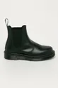 black Dr. Martens leather chelsea boots 2976 Mono Women’s