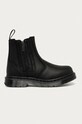 Dr. Martens - Botki skórzane 2976 Alyson płaski czarny 24016001