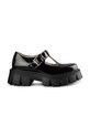 Altercore półbuty JANE.BLACK platforma czarny JANE.BLACK.PATENT