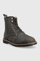 Nizki škornji iz semiša Birkenstock Bryson Shearling 1017286.GR siva AA00