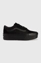 Vans tenisówki Old Skool Stackform skóra zamszowa czarny VN0A7Q5MBKA1