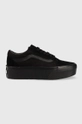 czarny Vans tenisówki Old Skool Stackform Damski