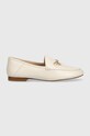 Coach mocasini de piele Cb989 Hanna Loafer piele bej CB989.CHK