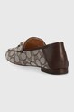 Încălțăminte Coach mocasini Cc888 Hanna Textured Jacquard CC888.S8W maro