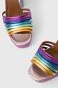 Kurt Geiger London sandały skórzane Pierra multicolor 8882269109.MULT