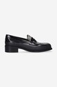 MISBHV mocasini The Brutalist textil negru 121BW205
