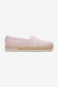 розовый Эспадрильи Toms Heavy Twill Platform Rope Alpargata Женский