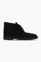 negru Clarks Originals cizme din piele întoarsă Desert Boot De femei