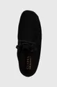 czarny Clarks Originals mokasyny zamszowe Wallabee Boot