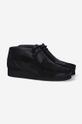 Кожени боти Clarks Wallabee 26163957 черен