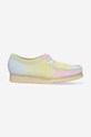 Clarks Originals mocasini din piele întoarsă Wallabee Planet friendly multicolor 26165563