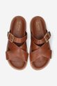 Кожени чехли Clarks Desert Cross кафяв 26164393