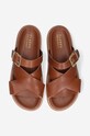 Clarks leather sliders Desert Cross brown 26164393
