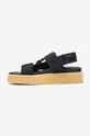 Clarks leather sandals Crepe  Uppers: Natural leather, Suede Inside: Natural leather