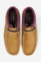 Велурени мокасини Clarks Wallabee кафяв 26167961