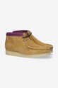 Μοκασίνια σουέτ Clarks Wallabee Boot 26167961 καφέ