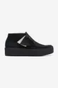 black Clarks suede ankle boots Wallabee Women’s