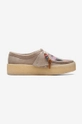 multicolor Clarks suede shoes Wallabee Cup Women’s