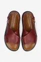 коричневый Кожаные сандалии Marni Fussbett Shoe