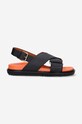 Marni leather sandals Fussbett Shoe others black FBMS005201.P3614